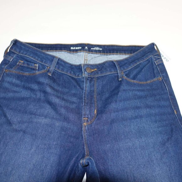 Old Navy Women's Kicker Boot Cut Jeans Size 14 Short NWT Blue Mid Rise Stretch - Picture 2 of 8